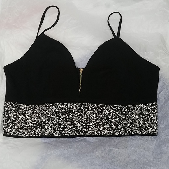 2bella Tops - Low Cut Bralette Top